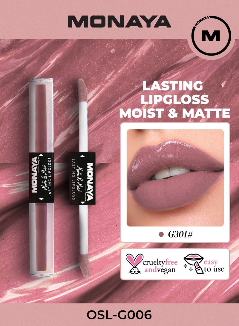 Monaya G006 Matte & Moist Lip Gloss – Long-Lasting, Velvet Matte Finish, Moisturizing, Non-Drying, Lip Care, Cruelty-Free Makeup - Image 1